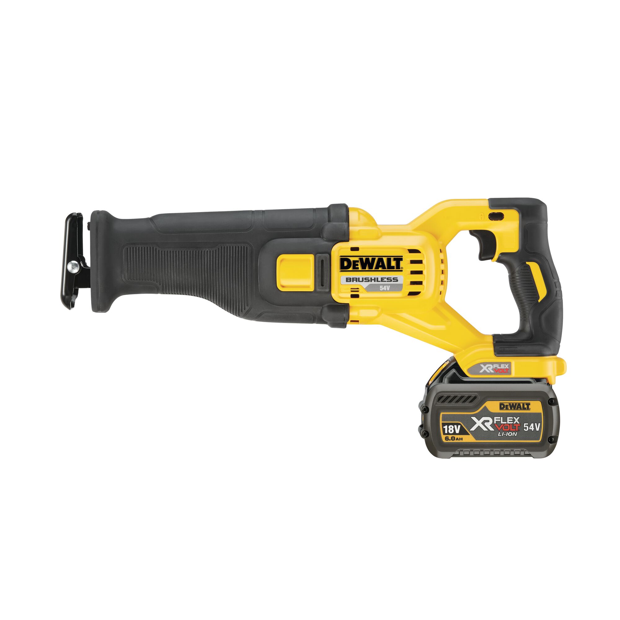 Dewalt 60v max cordless lithium ion reciprocating saw top kit with 2 flexvolt batteries dcs388t2