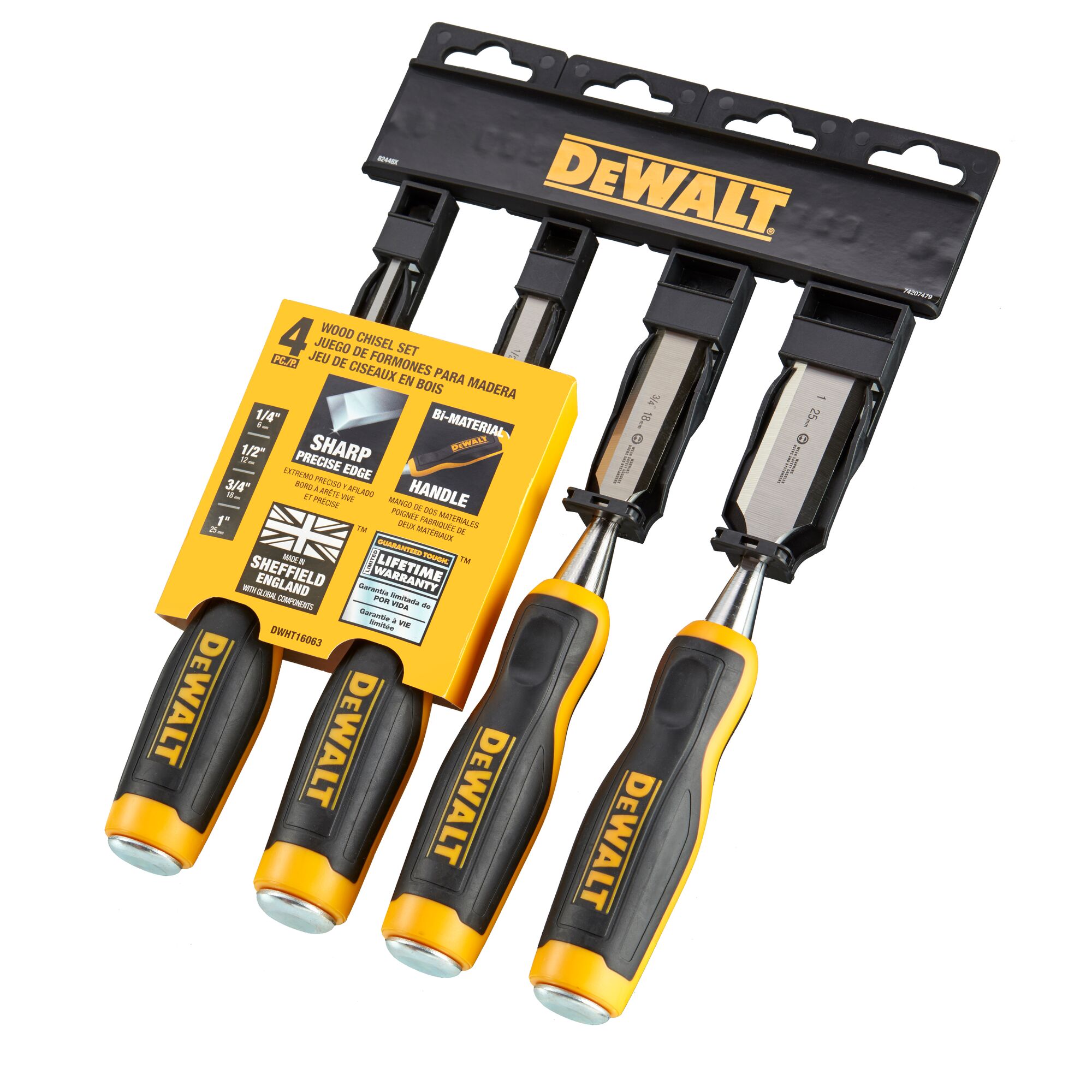 4 piece online wood chisel set